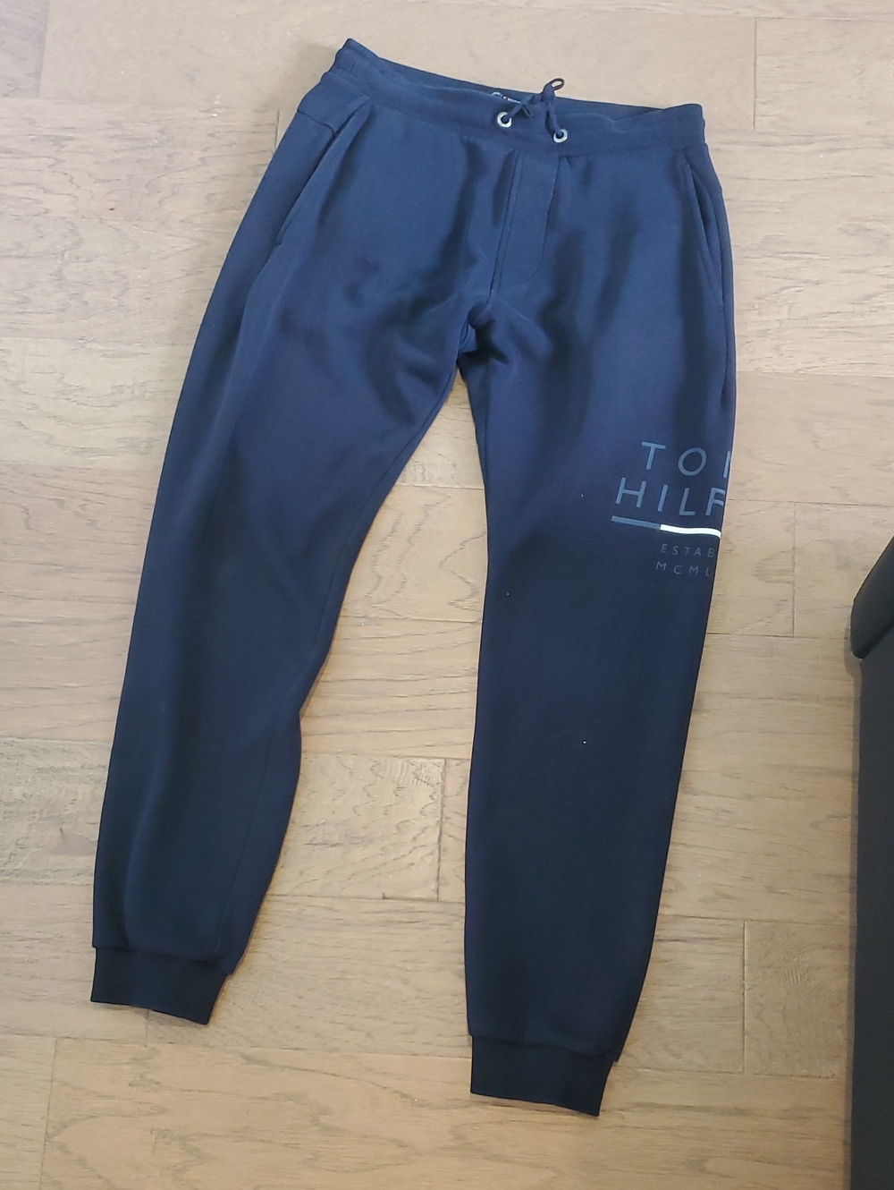 Tommy Hilfiger Dark Blue Logo Jogger Pants